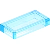 Image de LEGO® 1x2 Carreaux Transparent Bleu Clair - 3069b NOUVEAU ! Quantité 50x
