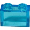 Image de LEGO® 1x2 Briques hautes Transparent Bleu - 3004 NOUVEAU ! Quantit © 1000x