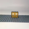 Image de LEGO® Fen  tre 1x4x3 Cadre gris dor © pour maison, b  timent NOUVEAU Quantit © 100x