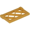 Image de LEGO® 1x4x3 Fen  tre Golden Cadre blanc pour maison, b  timent NOUVEAU ! Quantit © 5x