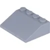 Image de LEGO® Tuiles 3x4 Gris clair pour toit - 3297 NOUVEAU ! Quantité 100x