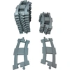 Image de LEGO® DUPLO® Chemin de fer Courbe gris clair NOUVEAU Quantité 25x
