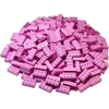 Image de LEGO® 2x4 briques Kiloware rose 1 kilo - 3001 NOUVEAU ! Quantité 458 briques - Chaque mélange est composé individuellement