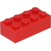 Image de LEGO® Briques rouges NOUVEAU ! Quantité 100x - Chaque mélange est composé individuellement