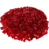 Image de LEGO® 1x2 Carreaux Transparent Rouge - 3069b NOUVEAU ! Quantité 50x