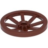 Image de LEGO® Roue de chariot Carrosse Marron - 4489b NOUVEAU Quantité 10x