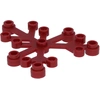 Image de LEGO® 6x5 Feuilles Branches Feuilles Plantes Rouge foncé - 2417 NOUVEAU ! Quantité 50x