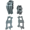 Image de LEGO® DUPLO® Chemin de fer Courbe gris clair - 10882