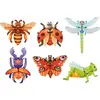 Image de Eduplay - Jeu magnétique « Puzzle Bugs » : lot de 6 insectes en bois
