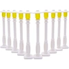 Image de LEGO® City Réverbères Blancs avec lampes jaunes - NOUVEAU ! Quantité 10x
