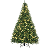 Image de Sapin De Noël, 700 Led Blanc Chaud, 2154 Branches, Ignifugé, Plastique/métal, 210 X 142 Cm, Vert