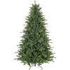 Image de Sapin De Noël En Plastique Vert De 210 Cm Avec Base En Métal Et 2445 Branches Ignifugées