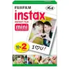 Image de Papier photo Fujifilm Instax Mini 54 x 86 mm blanc - Neuf
