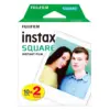 Image de Film instantané Fujifilm Instax Square Bipack 2x10 vues 62x62 mm ISO 800 Blanc - Neuf