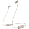 Image de Sony WI-C100 Casque Sans fil Ecouteurs Appels/Musique Bluetooth Beige - Neuf