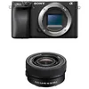 Image de Sony Alpha 6400 | Appareil Photo Numérique Hybride APS-C avec 16-50mm Objectif (24, 2 MP, AF en 0.02s, Suivi des Yeux, 4K HLG, Ecran Selfie Vlogging) en occasion ou reconditionné