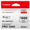 Image de Canon PFI-1000 PGY - 80 ml - gris photo - réservoir d'encre d'origine - pour imagePROGRAF PRO-1000