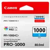Image de Canon PFI-1000 C - 80 ml - cyan - réservoir d'encre d'origine - pour imagePROGRAF PRO-1000