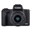 Image de Canon EOS M50 + EF-M 15-45mm f/3.5-6.3 IS STM + EF-M 55-200mm f/4.5-6.3 IS STM Kit d'appareil-photo SLR 24,1 MP CMOS 6000 x 4000 pixels Noir - Neuf
