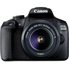 Image de Canon EOS 2000D + EF-S 18-55mm f/3.5-5.6 III Kit d'appareil-photo SLR 24,1 MP CMOS 6000 x 4000 pixels Noir - Neuf