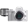 Image de Canon EOS M50 Mark II + M15-45 S EU26 MILC 24,1 MP CMOS 6000 x 4000 pixels Blanc - Neuf
