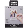 Image de Consommable Pour Imprimante Photo Canon Xc-20l - Kit 20 Impressions Format Carte De Credit Pour Selphy Qx20