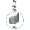 Image de Boîtier inférieur pour systèmes de vélos électriques SHIMANO, support de batterie BM-EN600 - environ 122 g.