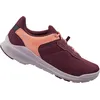 Image de Chaussures de vélo Shimano EX300W pour ville et randonnée, rouge vin