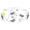 Image de Shimano Badge avec vis pour ST-R7000 noir droite