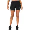 Image de Shorts de sport ASICS 2012C975 ROAD 2-IN-1, pour femmes, couleur noire, taille XL