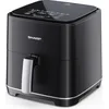 Image de SHARP AF-GS552AE-B Friteuse à air chaud - 5.5L -1650 w, noir/argenté
