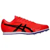 Image de ASICS HYPER LD 6, chaussures de course avec crampons, couleur rouge/noir, taille 41,5