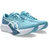 Image de Chaussure de course pour hommes ASICS MAGIC SPEED 4, coloris Stillwater/Blanc, taille 41.5 EU