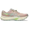 Image de Chaussure de trail pour femmes ASICS FUJI LITE 6, couleur PALE APRICOT/LICHEN ROCK, taille 38