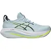 Image de Chaussures de course pour hommes Asics Gel-Nimbus 27, collection automne/hiver 2025, couleur bleu/vert, taille 45