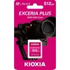 Image de Carte mémoire micro SD avec adaptateur Kioxia PLUS UHS-I C10 R98 512 Go