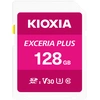 Image de KIOXIA EXCERIA PLUS - Flash-Speicherkarte - 128GB - Video Class V30 / UHS-I U3 / Class10 - SDXC UHS-I (LNPL1M128GG4)