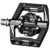 Image de Funn Mamba S Pédales VTT Clipless, Double Face Clip Plateforme Compacte Pédales VTT, Compatibles avec Les Cales SPD, Pédales de Vélo avec Axe CrMo de 9/16 Pouces (Noir) en occasion ou reconditionné