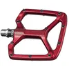Image de Funn Python Pédales Plates pour Vélo - Pédales de Vélo à Plateforme Large pour Vélo BMX/VTT, Axe en CrMo de 9/16 Pouces (Rouge) en occasion ou reconditionné