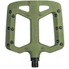 Image de Funn Taipan Pédales de Vélo en Thermoplastique Renforcé de Fibre de Verre avec Axes CrMo de 9/16 Pouces et Broches Confortables pour Les Tibias pour VTT/BMX/Urbain/Gravier (Vert Olive) en occasion ou reconditionné