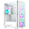 Image de Montech X3 Glass Midi-Tower, RGB, Tempered Glass -blanc (X3 GLASS WH)