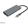 Image de AKASA - Hub USB externe - USB Type-C vers 9-en-1