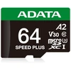 Image de Tarjeta De Memoria Adata Speed Plus 64 Gb Microsdxc Clase 10