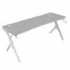 Image de Tisch Mars Gaming MGDXLW Ergonomic Gaming Table White Large Weiß 160 x 60 cm Stahl