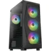 Image de Boitier Moyen Tour ATX AeroCool Falcon-A RGB avec panneau vitré (Noir) #5POURCENT