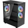 Image de AeroCool Geh Mini Viewport v2 MicroATX/MiniITX ARGB (black)