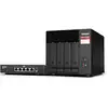 Image de QNAP TS-473A + QSW-1105-5T Bundle Pack NAS Tower Ryzen Embedded V1500B 8 Go DDR4 0 To QNAP Turbo System Noir - Neuf