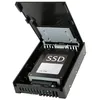 Image de ICY DOCK Convertisseur de disque dur MB882, 2.5" vers 3.5", SATA II, noir Pour le montage d'un disque dur 2.5" avec prise SATA dans une baie 3.5" ou dans un châssis amovible (MB882SP-1S-1B)
