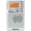 Image de SANGEAN Sangean Electronics Sangean DT-250, AM, FM, MW, 87.5 - 108 MHz, 520 - 1710 kHz, 4 Ohm, 3.49 cm (1.38"), Argent