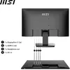 Image de MSI Pro MP243X, 60,5 cm (23,8 pouces), 1920 x 1080 px, Full HD, 1 ms, Noir